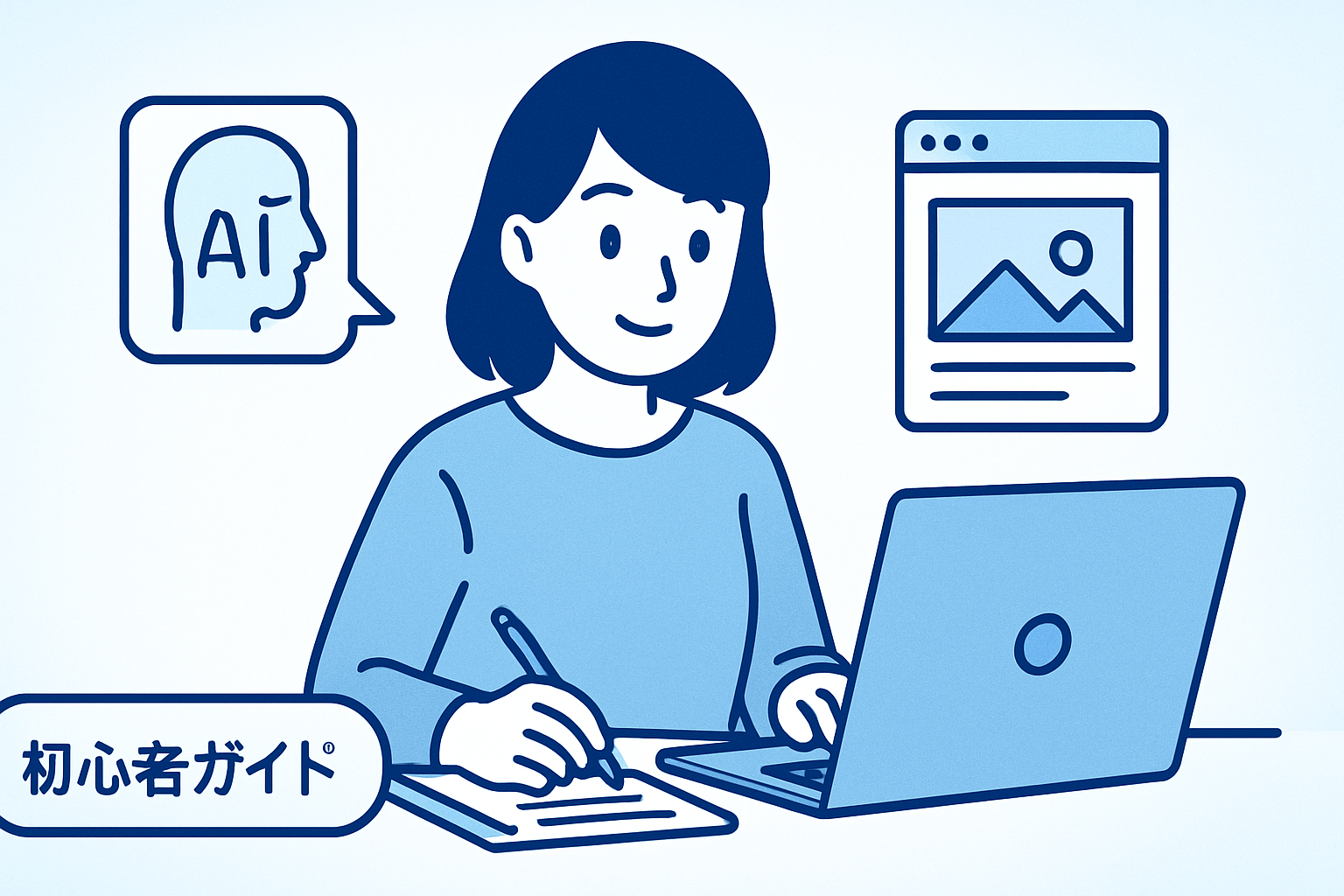 初心者向けAIブログ：ネタ作りから初投稿までのやさしい手順